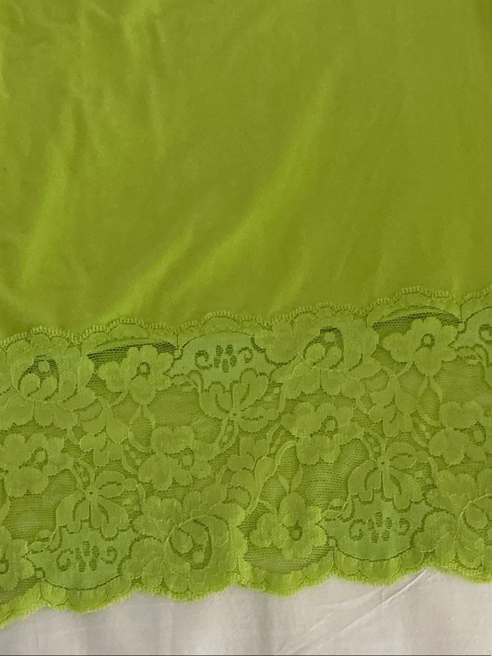 Wet Seal Lace-Trim Camisoles in Coral Pink and Lime Green - Picture 3 of 4